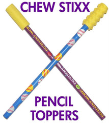 Chew Stixx Pencil toppers - flavoured