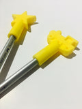 Chewy Stixx Train and Star Pencil Topper